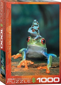Afbeelding van het spelletje Red-Eyed Tree Frog Puzzel (1000 stukjes)