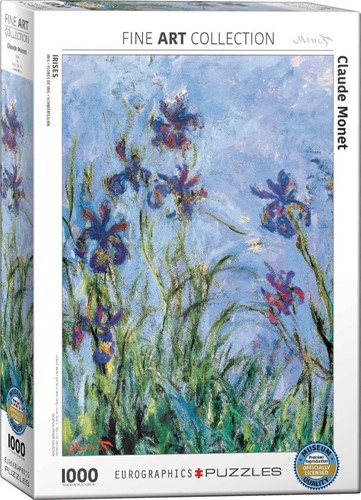 Irises (Detail) - Claude Monet Puzzel (1000 stukjes)