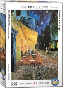 Afbeelding van het spelletje Café Terrace at Night - Vincent van Gogh Puzzel (1000 stukjes)