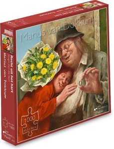 Afbeelding van het spelletje Marius van Dokkum - Recht uit het Hart Puzzel (1000 stukjes)