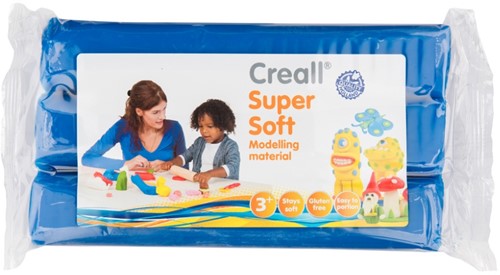 Supersoft Boetseerklei 500gr - Blauw