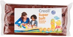 Supersoft Boetseerklei 500gr - Bruin