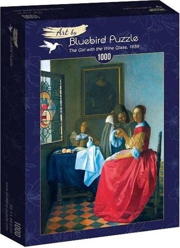 Vermeer - The Girl with the Wine Glass Puzzel (1000 stukjes)