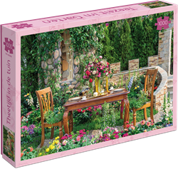 Theetijd in de Tuin Puzzel (1000 stukjes)