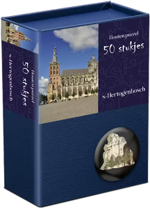 Tucker's Fun Factory Houten Puzzel 's-Hertogenbosch (50 stukjes)