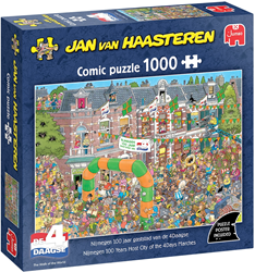 Jan van Haasteren – Nijmegen 100 Jaar Gaststad van de 4-Daagse Puzzel (1000 stukjes)