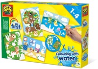 SES My First - Kleuren met Water Verborgen Dieren