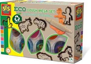 Afbeelding van het spel SES - Eco Klei Mega Set (7x90 gram met tools)