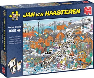 Afbeelding van het spelletje Jan van Haasteren - Zuidpool Expeditie (1000 stukjes)