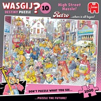 Wasgij Retro Destiny 10 - Chaos in de Winkelstraat Puzzel (1000 stukjes)-3