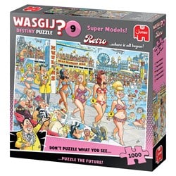 Wasgij Retro Destiny 9 - Topmodellen! (1000 stukjes)