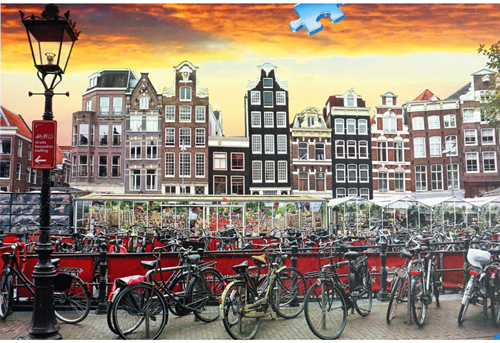 Amsterdam Fietsenstalling (1000 stukjes)-2