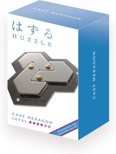Huzzle Cast Puzzle - Hexagon (level 4)