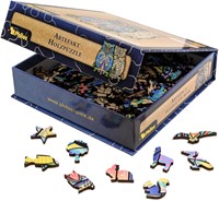 Artefact Houten Puzzel - Uil (199 stukjes)-2