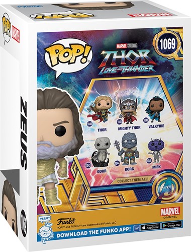 Funko Pop! - Thor Love and Thunder Zeus #1069-3