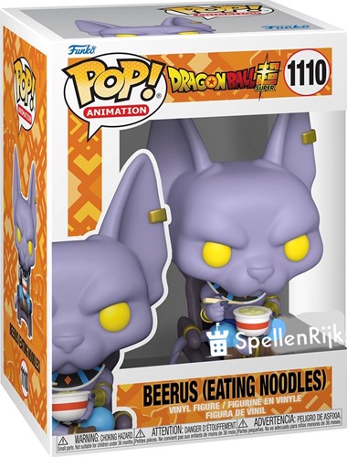 Funko Pop! - Dragon Ball Super Beerus (Eating Noodles) #1110