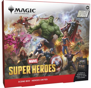 Wizards of The Coast Magic The Gathering - Marvel Super Heroes Scene Box - Heroes United