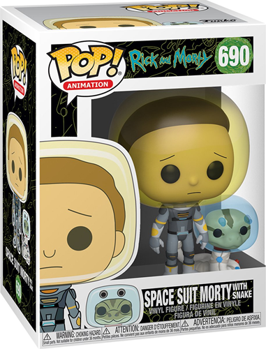 Funko Pop! - Rick & Morty Space Suit Morty with Snake #690