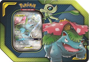 Pokemon Tag Team Tin Celebi Venusaur Gx pokemon kopen in de aanbieding