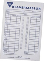 Klaverjas Scoreblok (50 vellen)