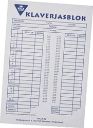 Klaverjas Scoreblok (50 vellen)