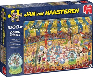 Afbeelding van het spelletje Jan van Haasteren - Acrobaten Circus Puzzel (1000 stukjes)