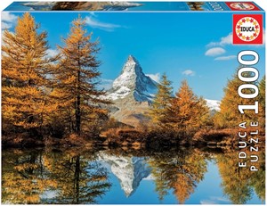 Afbeelding van het spelletje Matterhorn Mountain in Autumn Puzzel (1000 stukjes)