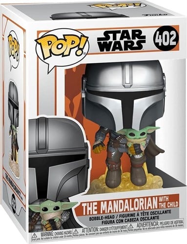 Funko Pop! - Star Wars Mando Flying with Jet Pack #402