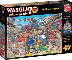 Afbeelding van het spelletje Wasgij Original 37 - Vakantiefiasco Puzzel (1000 stukjes)