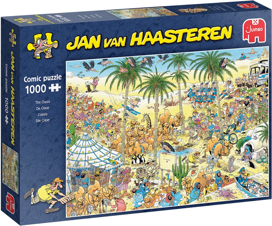 Tether eend ik zal sterk zijn Jan van Haasteren - De Oase Puzzel (1000 stukjes) - kopen bij Spellenrijk.nl