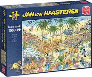 Afbeelding van het spelletje Jan van Haasteren - De Oase Puzzel (1000 stukjes)