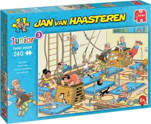 Afbeelding van het spelletje Jan van Haasteren - Junior Gym Class Puzzel (240 stukjes)