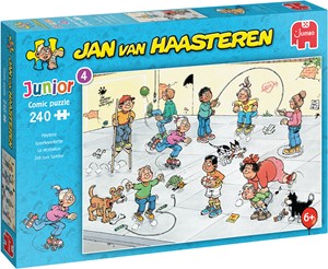 Afbeelding van het spelletje Jan van Haasteren Junior - Speelkwartiertje Puzzel (240 stukjes)