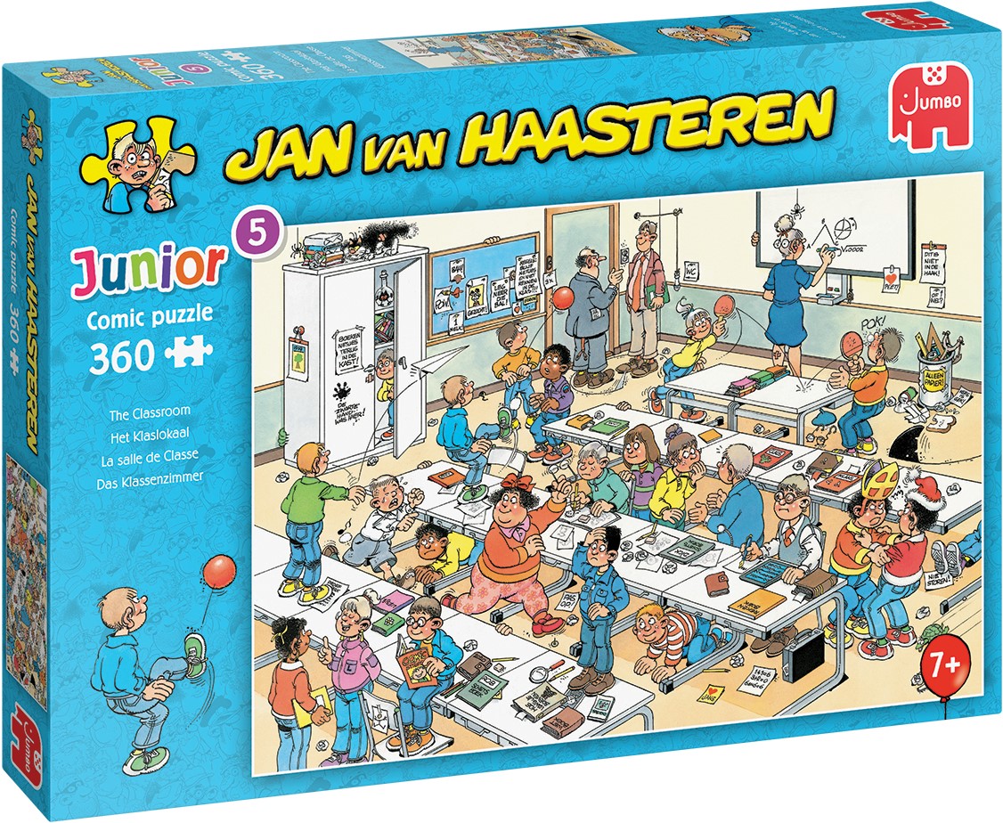 chef Crack pot Drijvende kracht Jan van Haasteren - Junior Het Klaslokaal Puzzel (360 stukjes) - kopen bij  Spellenrijk.nl