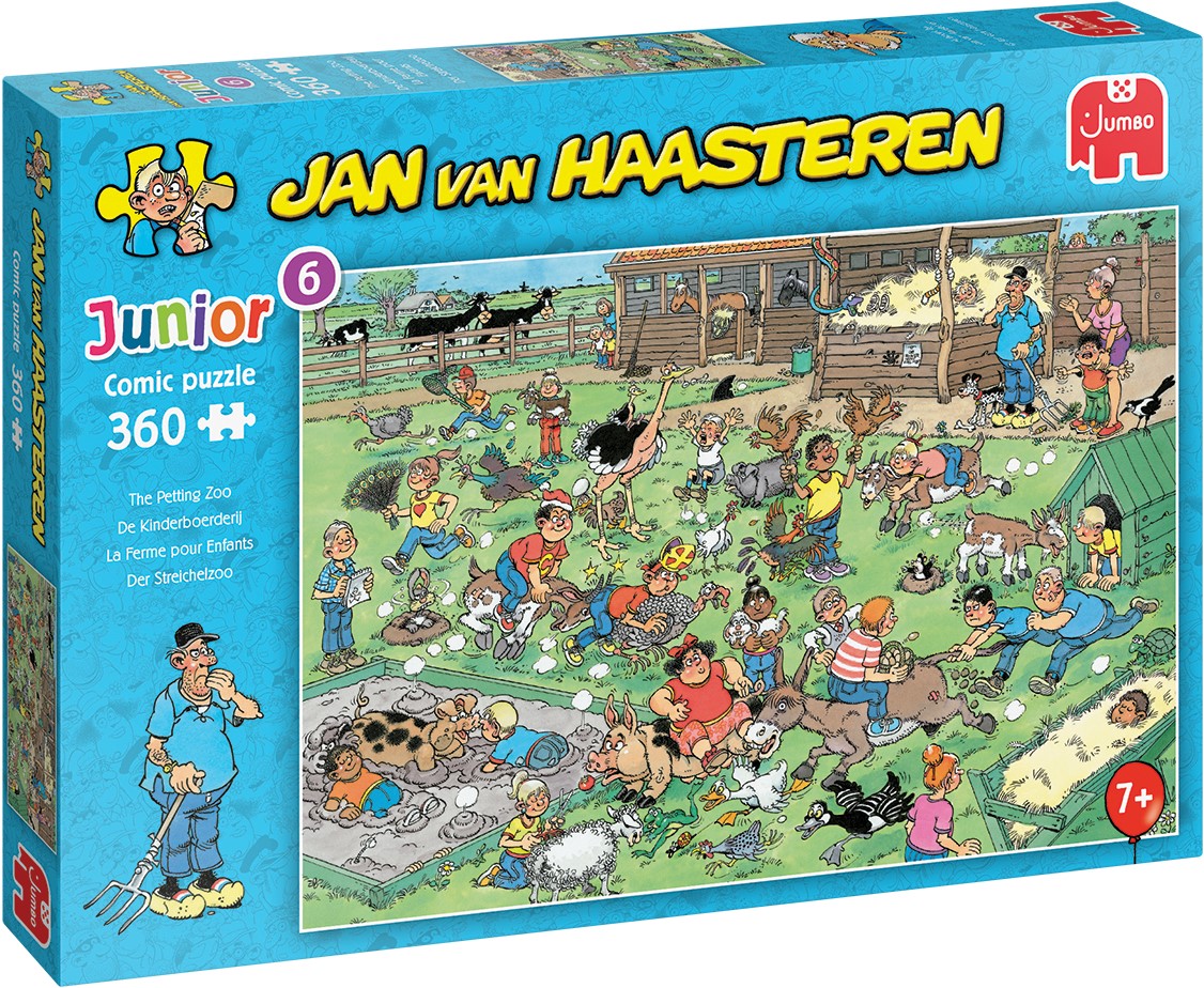 hoogte Kluisje Symptomen Jan van Haasteren - Junior De Kinderboerderij Puzzel (360 stukjes) - kopen  bij Spellenrijk.nl
