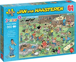 Afbeelding van het spelletje Jan van Haasteren - Junior De Kinderboerderij Puzzel (360 stukjes)