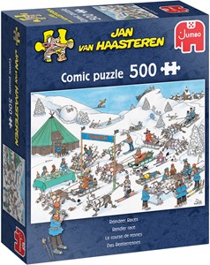 Afbeelding van het spelletje Jan van Haasteren - Rendier Race Puzzel (500 stukjes)