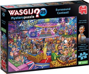 Afbeelding van het spelletje Wasgij Mystery 25 - Eurosound Contest (1000 stukjes)