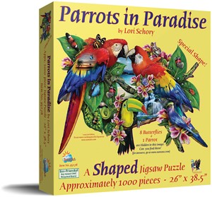 Afbeelding van het spel Parrots in Paradise Puzzel (1000 stukjes)