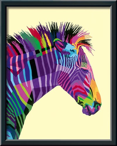Schilderen op Nummer - Bonte Zebra-2