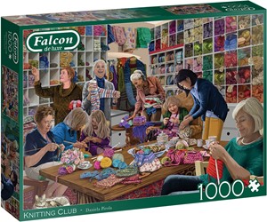 Afbeelding van het spel Falcon Knitting Club Puzzel (1000 stukjes)