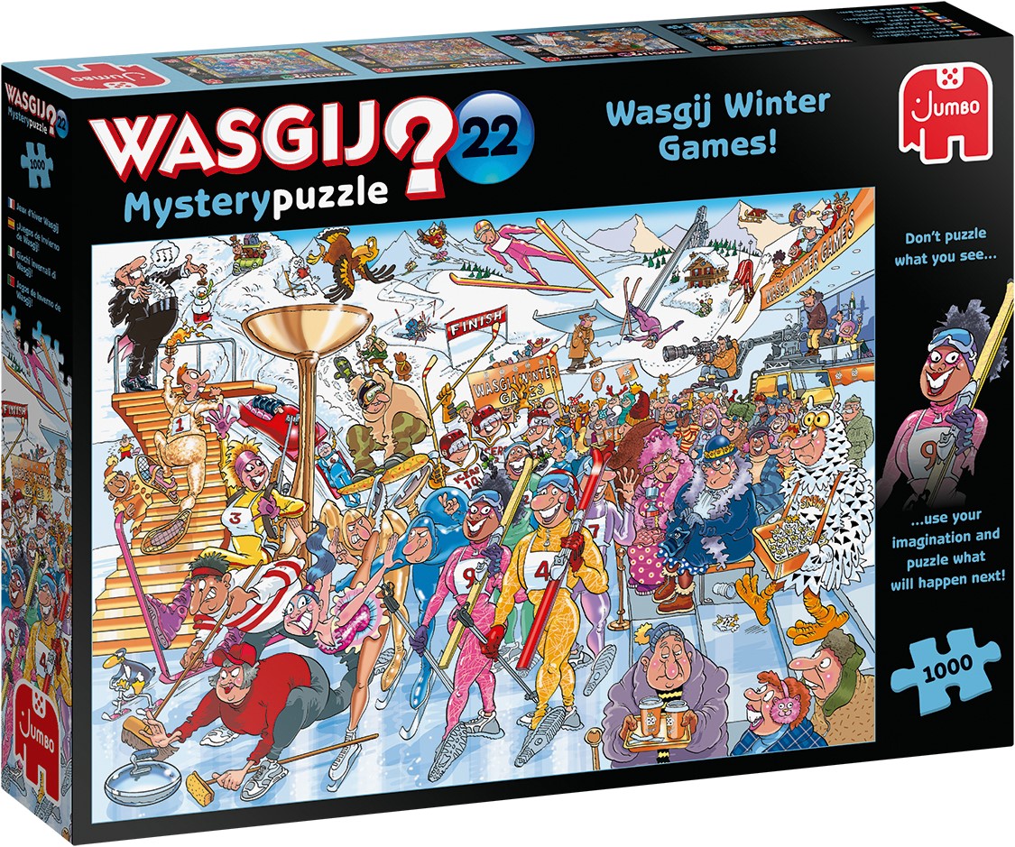 herhaling Tegenhanger waarheid Wasgij Mystery 22 - Winterspelen! Puzzel (1000 stukjes) - kopen bij  Spellenrijk.nl