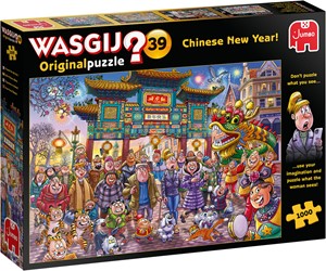Thumbnail van een extra afbeelding van het spel Wasgij Original 39 - Chinees Nieuwjaar! (1000 stukjes)
