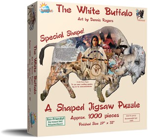 Afbeelding van het spelletje The White Buffalo Puzzel (1000 stukjes)