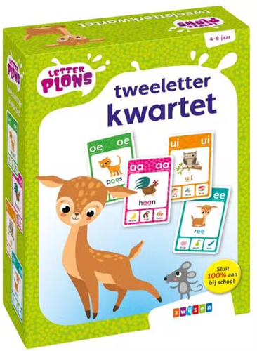 Letterplons - Tweeletterkwartet