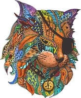 Rainbow Houten Puzzel - Piraten Kat (116 stukjes)-2