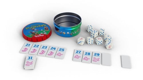 Tiny Tins: Regenwormen - Dobbelspel-3