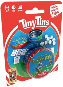 999 Games Tiny Tins: Regenwormen - Dobbelspel