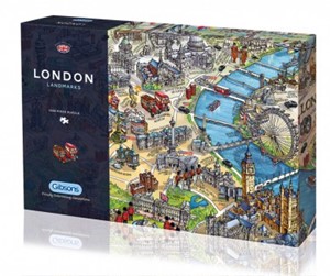 Afbeelding van het spel London Landmarks Puzzel (1000 stukjes)