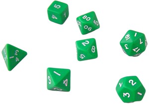 Afbeelding van het spelletje Groene Polydice Set